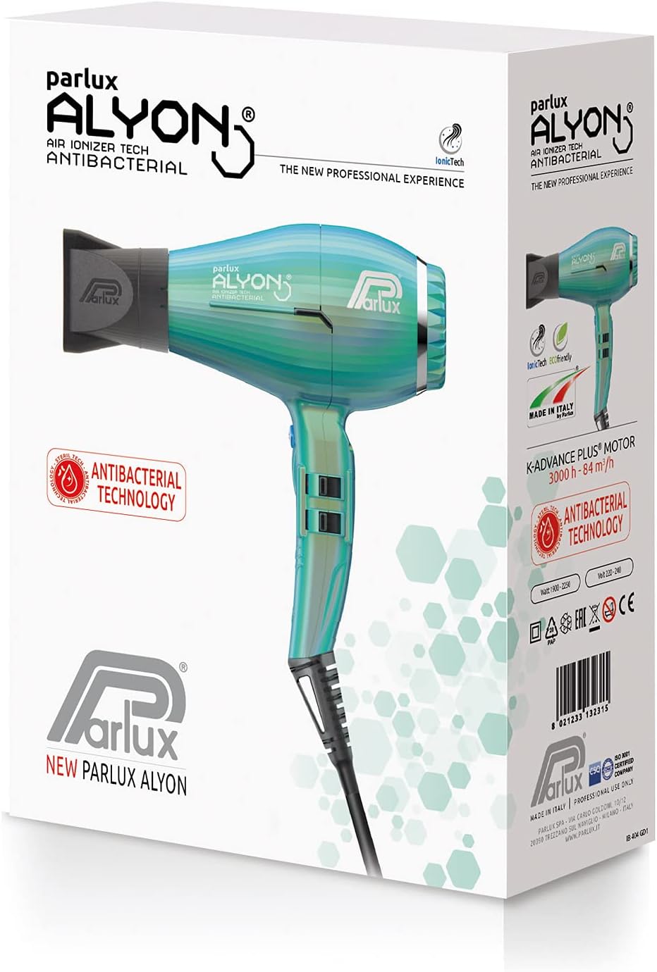 Parlux Aylon Air Ionizer Tech Hair Dryer