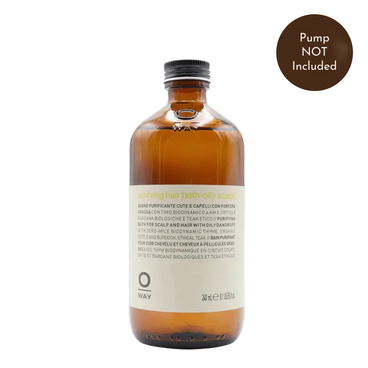 Oway Purifying Hair Bath For Oily Scalps (240 ml)