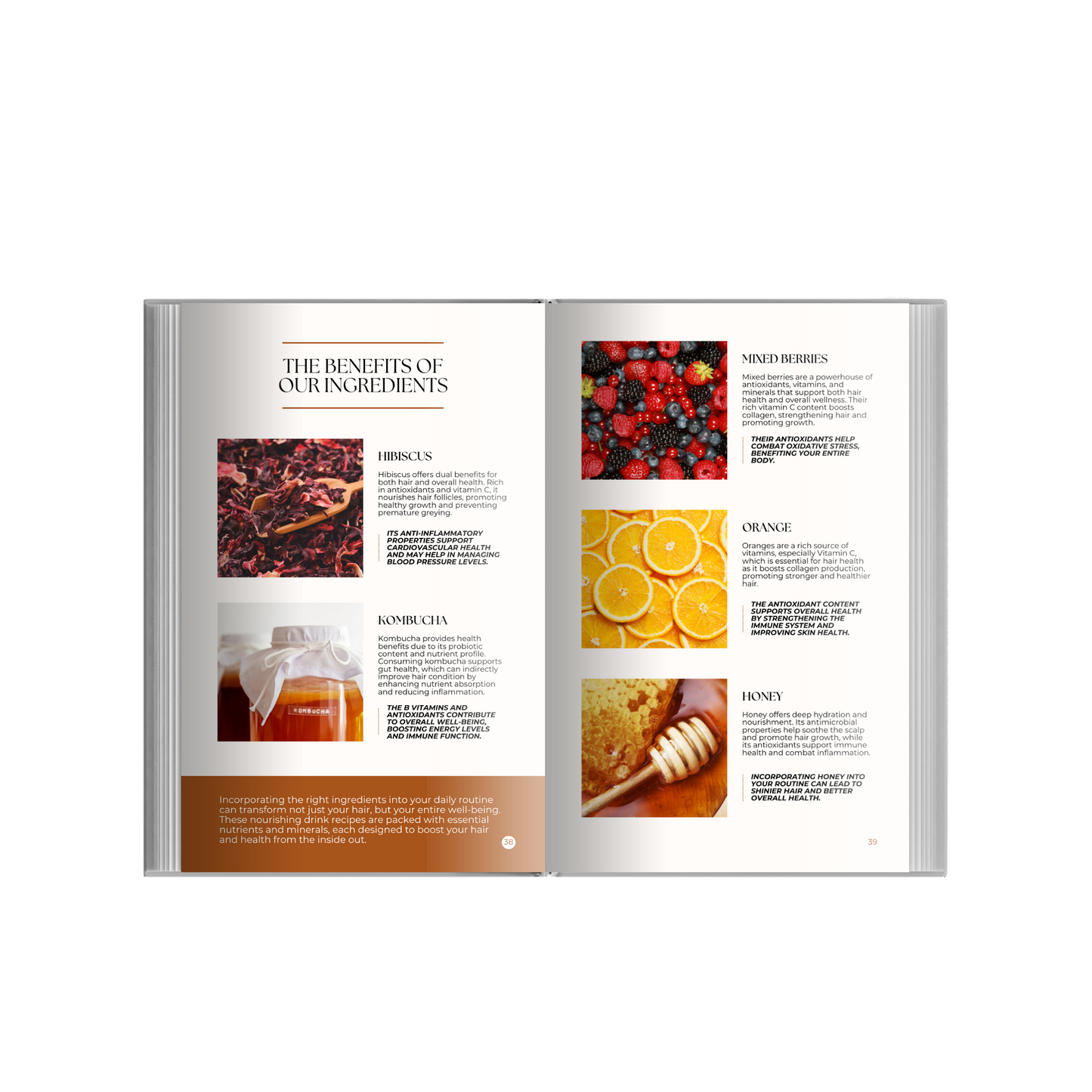 Hair Loving Digital Drink Recipe Book