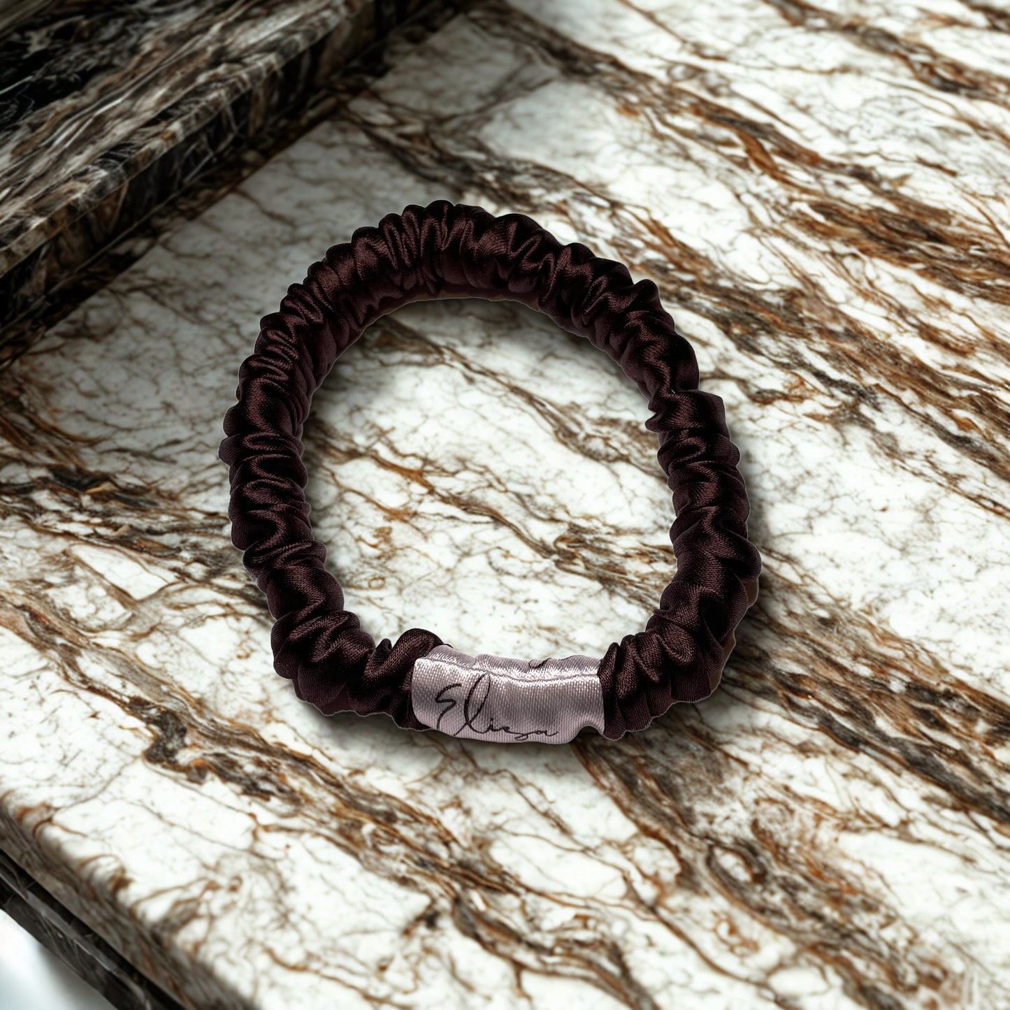 Slim Silk Scrunchie