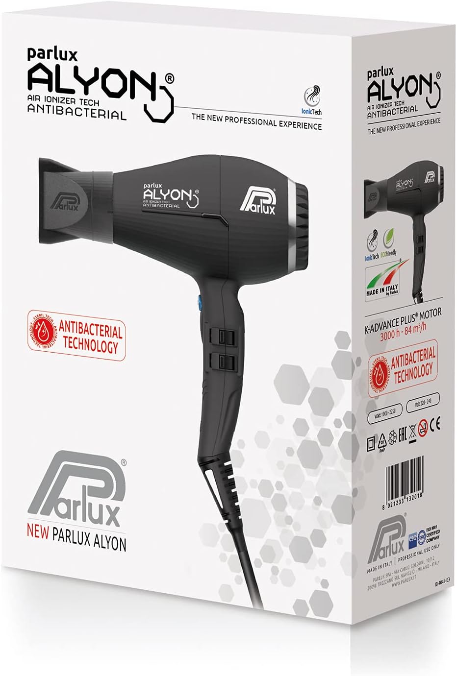 Parlux Aylon Air Ionizer Tech Hair Dryer