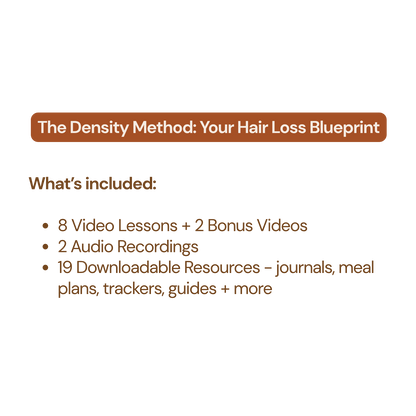 The Density Method: Your Hair Loss Blueprint