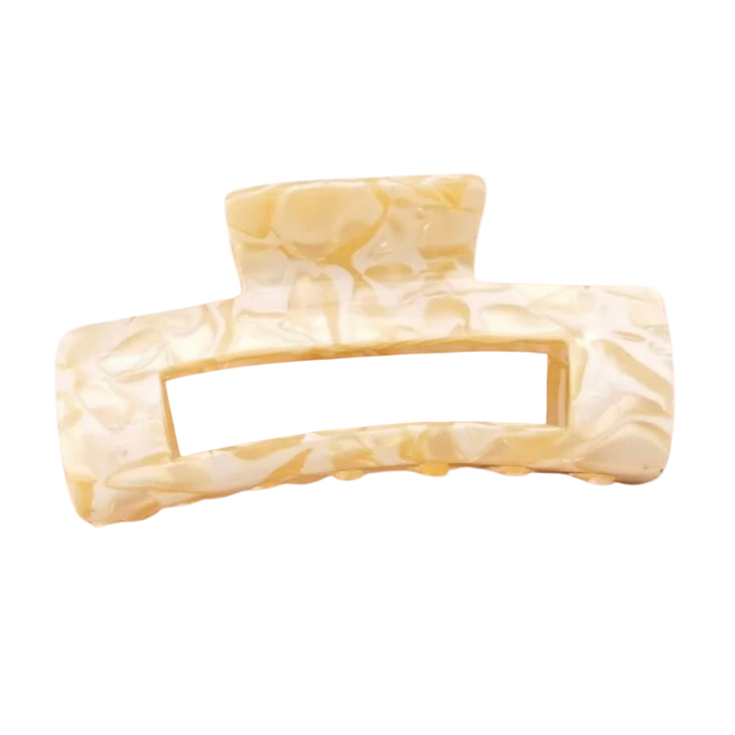 Acetate Hair Clip French Vanilla