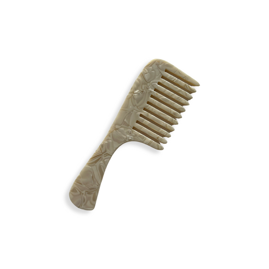 Acetate Comb - Cream